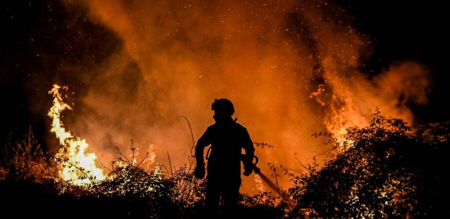 Fire at Tamatave